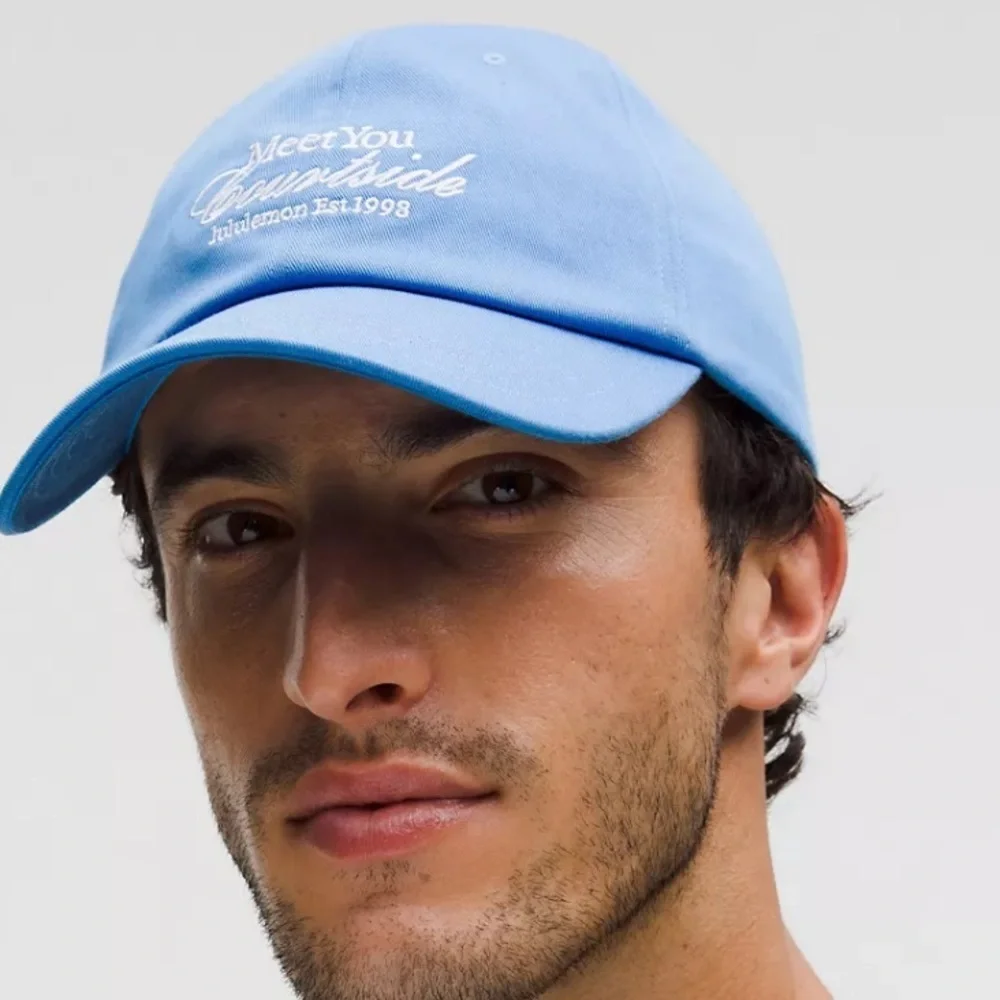 Lululemon Classic Unisex Baseball Cap Tennis Club Pool party/White NWT